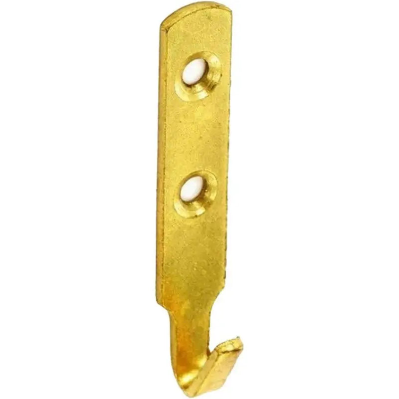 Securpak Heavy Duty Picture J Hook Brass Plated 60mm - 2