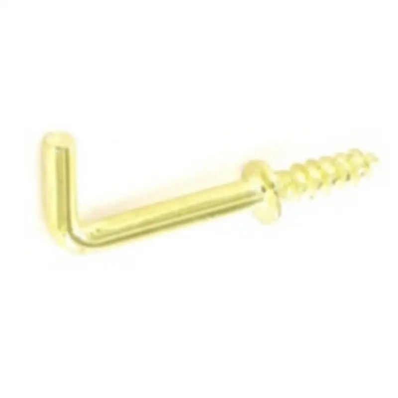 Securpak Shouldered Square Hooks Electro Brass 25mm - 4
