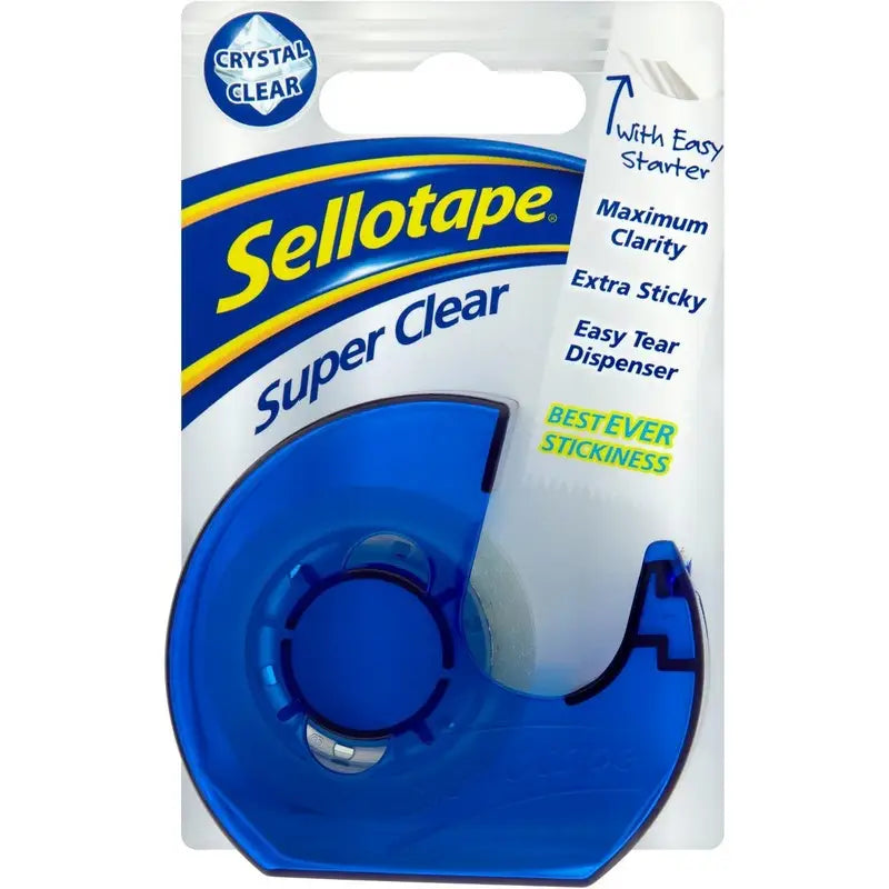 Sellotape Super Clear Handheld Tape 18mm x 15m - Single