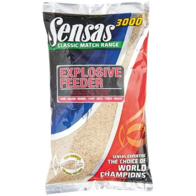 Sensas Match 3000 Explosive Feeder Groundbait 1kg - Fishing