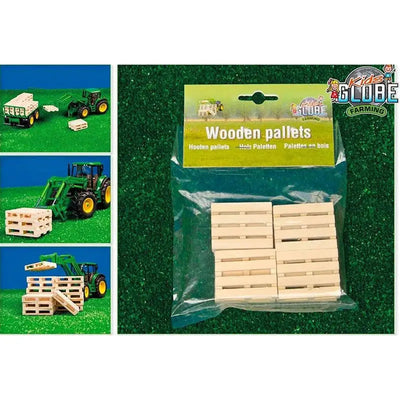 Set Of 8 Wooden Pallets 1:32 - Toys