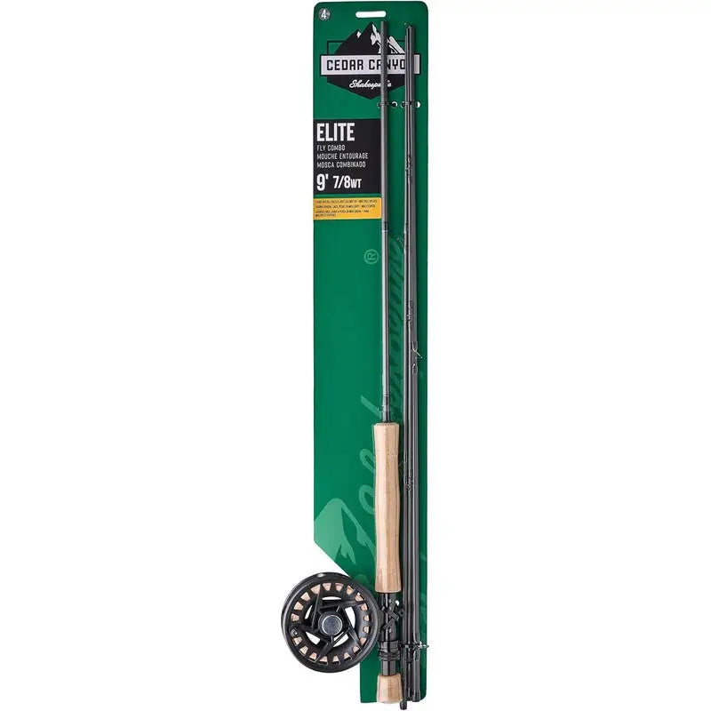 Shakespeare Cedar Canyon Elite 4 Piece Fly Fishing Rod &