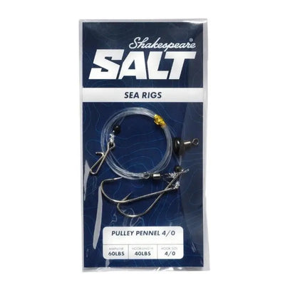Shakespeare Salt Sea Rigs - Pulley Pennel 2-Hook 60lb Hook