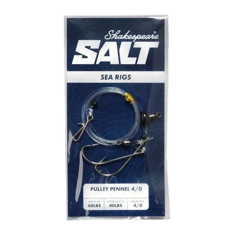 Shakespeare Salt Sea Rigs - Pulley Pennel 2-Hook 60lb Hook