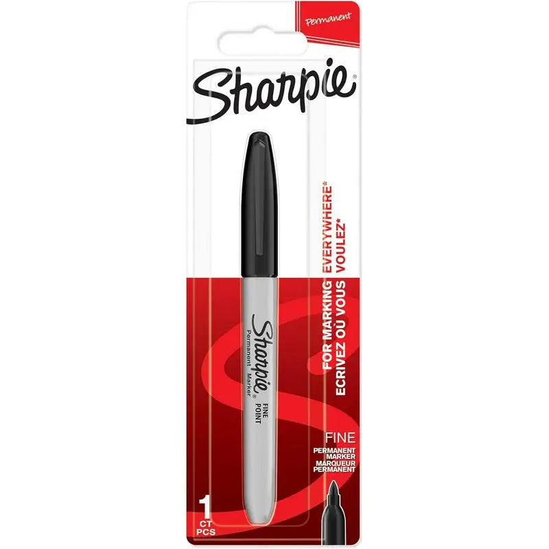 Sharpie Fine Point Permanent Marker - Black - Stationary