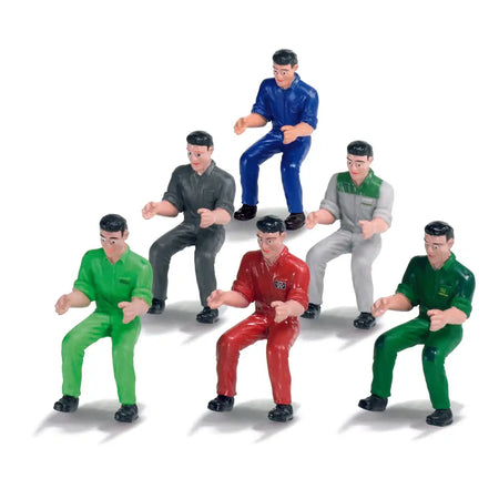 Siku 1:32 Set Of 6 Tractor Drivers - Toys