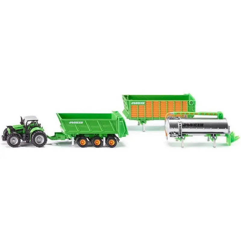 Siku Deutz-Fahr With Joskin Trailer Set 1:87 Scale - Toys &
