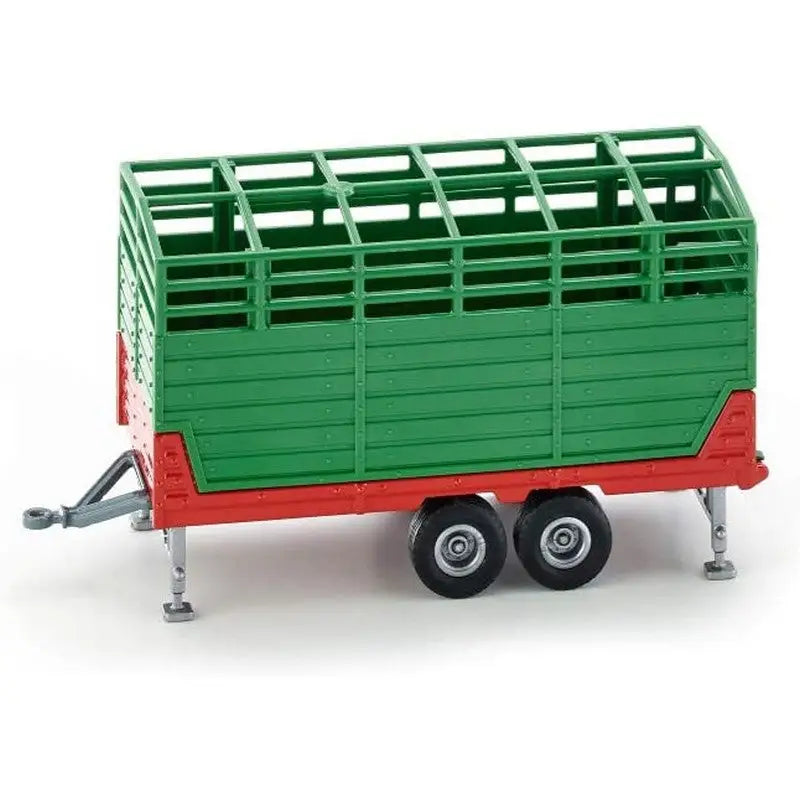 Siku Green Cattle Trailer with 2 Cows 1:32 Scale - Model