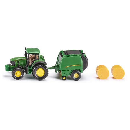 Siku John Deere Tractor With Round Baler 1665 - Toys >>