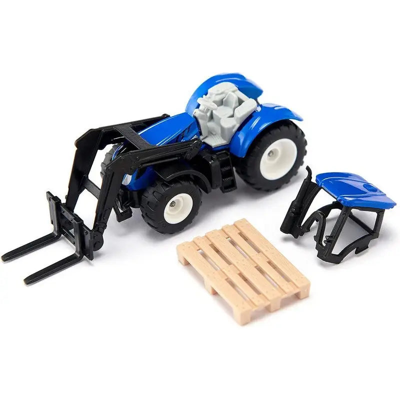 Siku New Holland With Pallet Fork & Pallet - Toys
