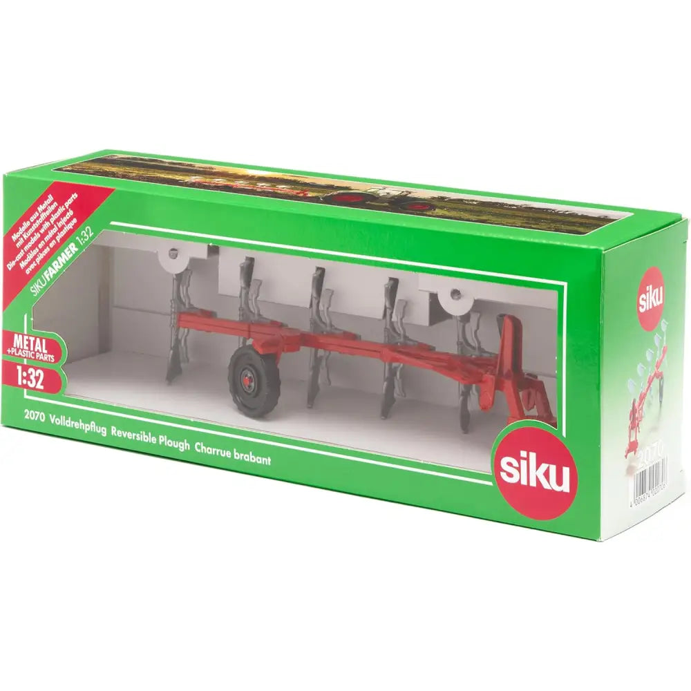 Siku Reversible Plough Attachment 1:32 Scale - Toys