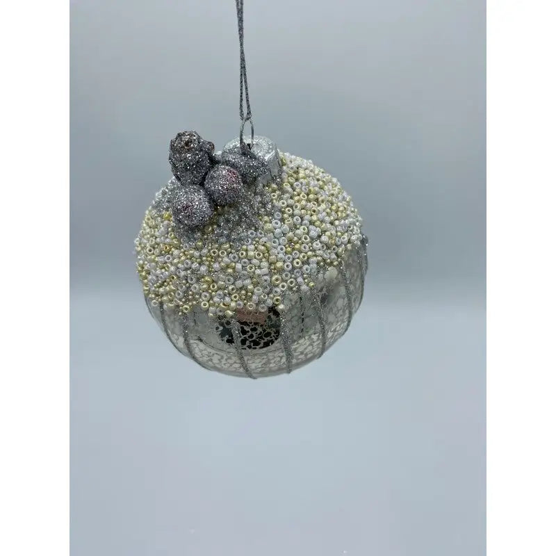 Silver Christmas Tree Bauble - Bauble