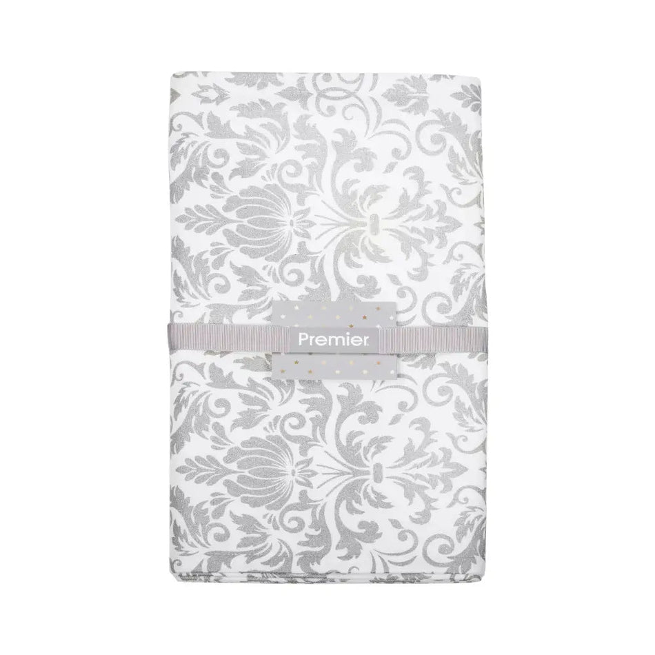Silver Design Table Runner 2m - Seasonal & Holiday