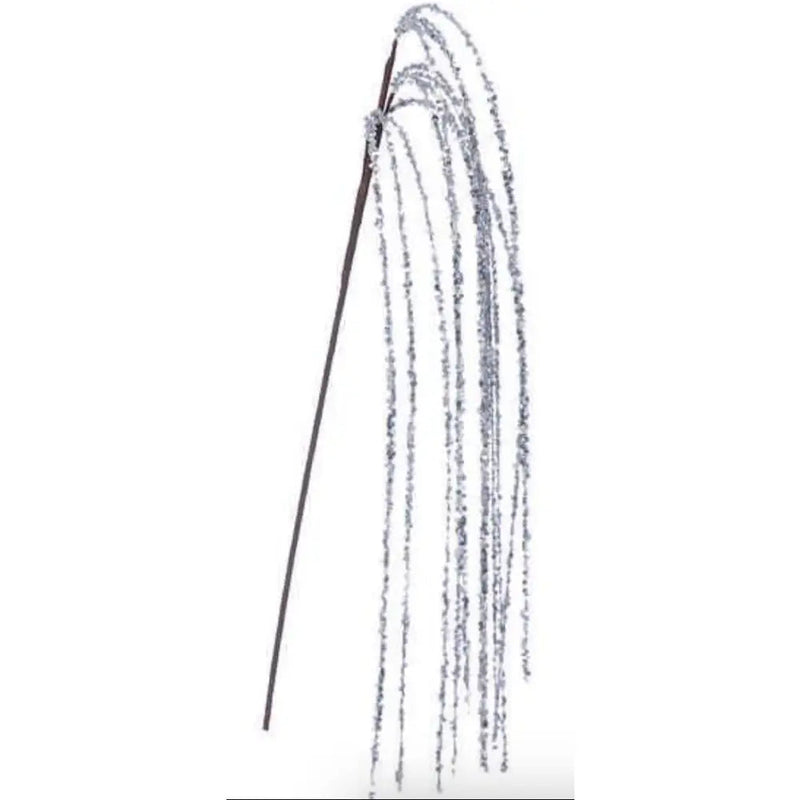 Silver Glitter Spray 120cm - Seasonal & Holiday Decorations