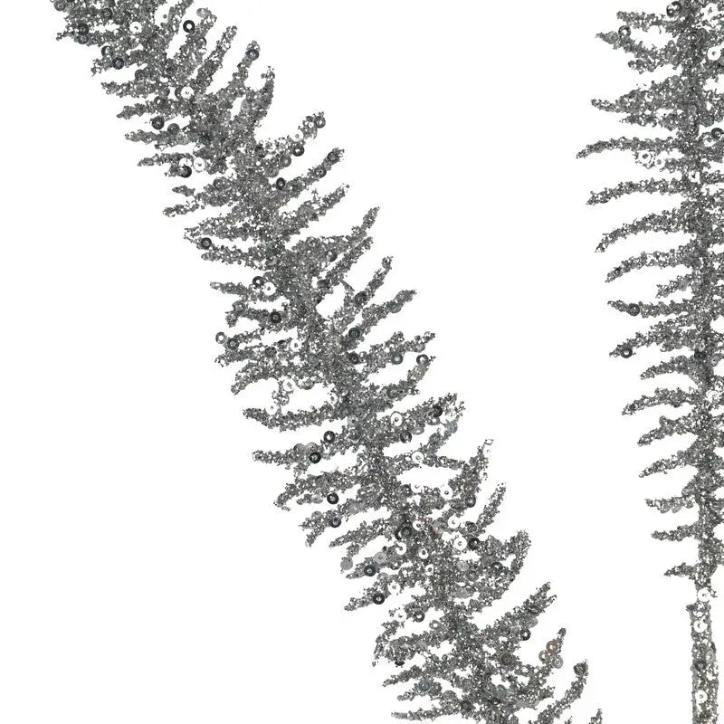 Silver Glitter Spray 88cm - Seasonal >> Christmas >> Picks