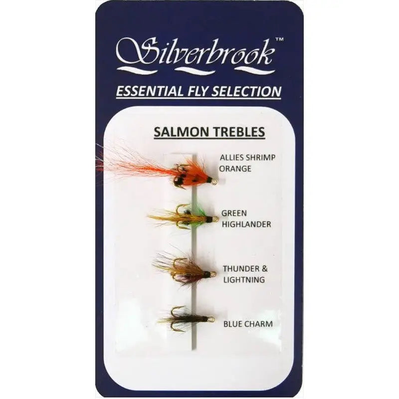 Silverbrook Essential Fly Selection - 4 Assorted Salmon