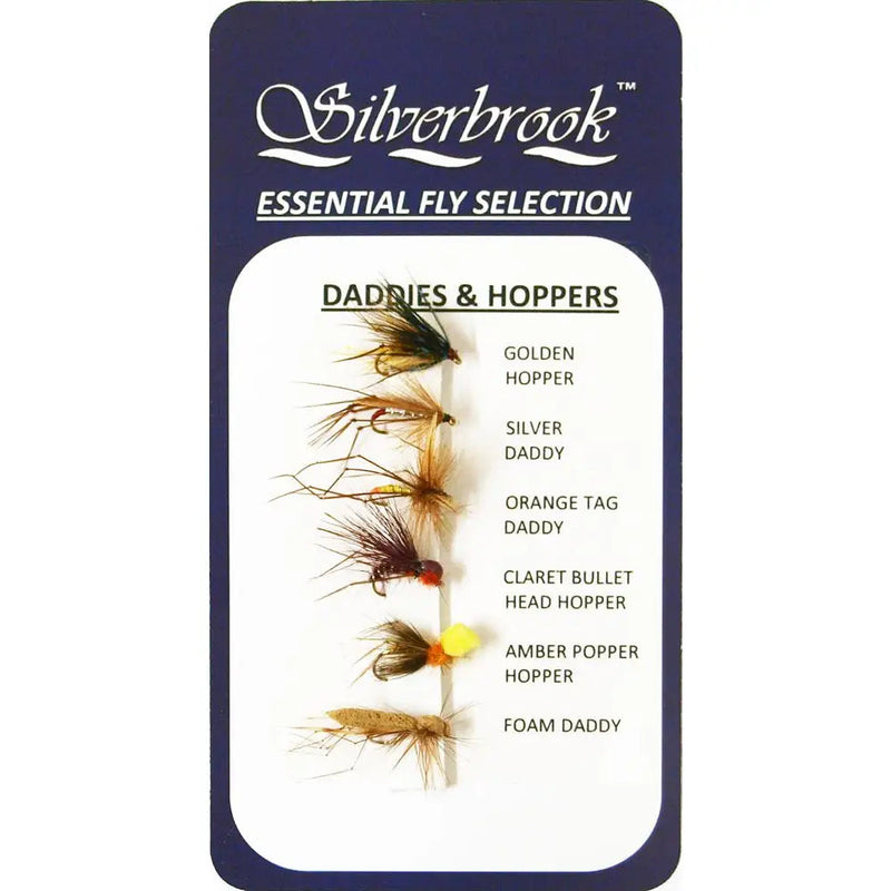 Silverbrook Fly Selection Fishing Flies - Daddies & Hoppers