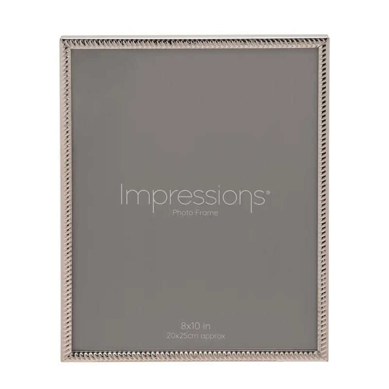 Silverplated Twist Photo Frame - Various Sizes 8 x 10’