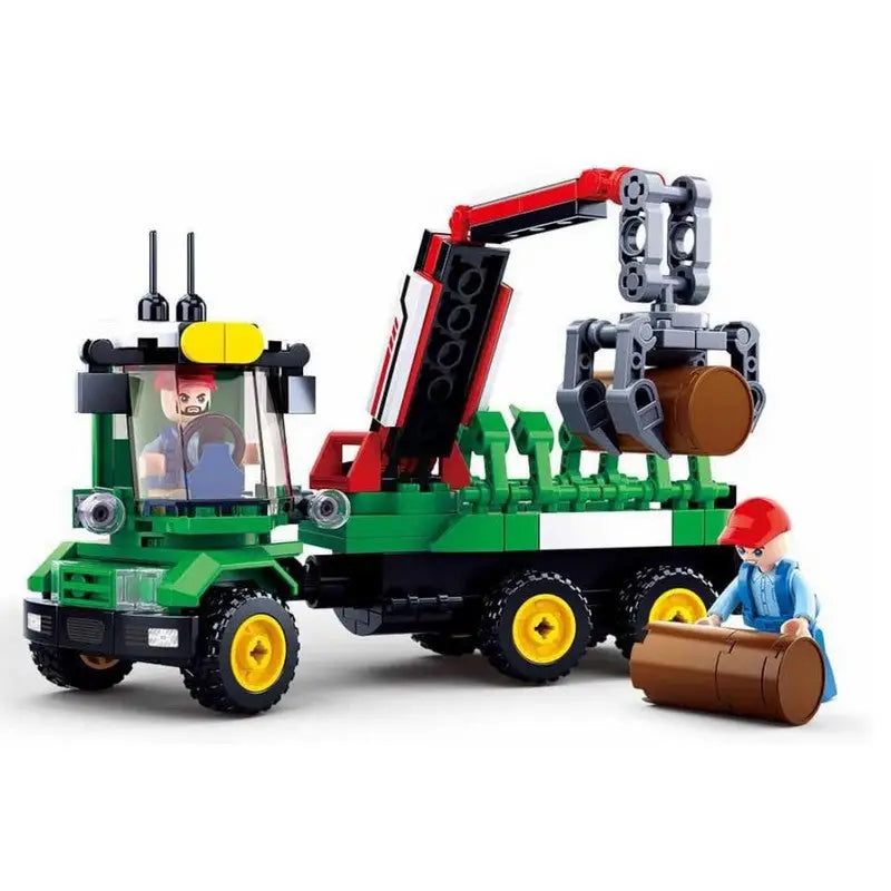 Sluban Log Trailer Large Building Set 209 Pieces Toys >>