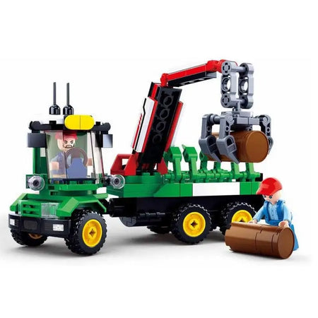 Sluban Log Trailer Large Building Set 209 Pieces Toys >>