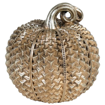 Small Gold Pumpkin 14cm - Homeware