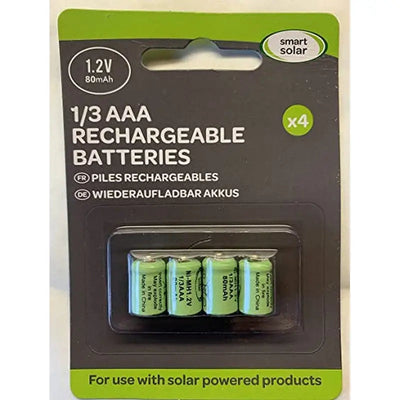 Smart Garden 1/3 AAA Rechargeable Batteries 80Mah (4 Pack) -