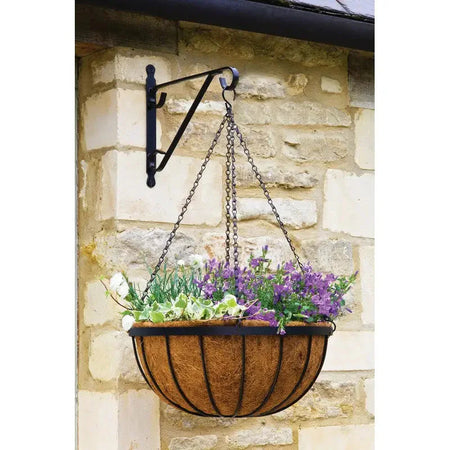 Smart Garden 14 Inch Saxon Flower Hanging Basket - Gardening