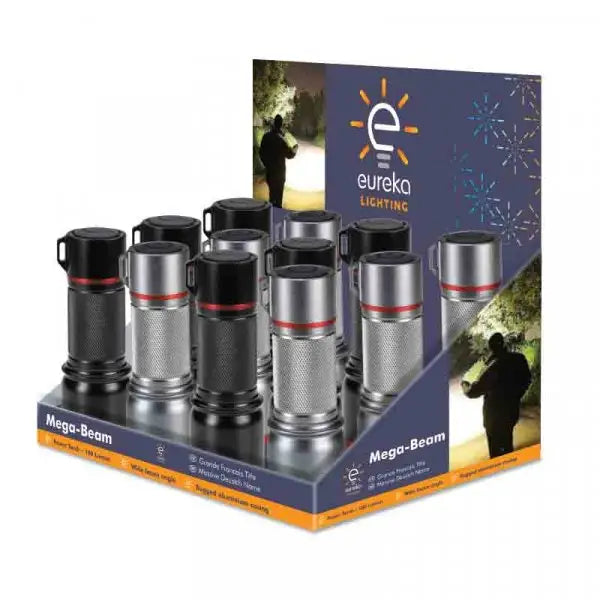 Smart Garden 320 Lumen Mega-Beam Pocket Torch (Silver