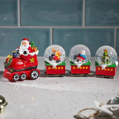 Smart Garden All Aboard Santa’s Snow Globe Train - Christmas