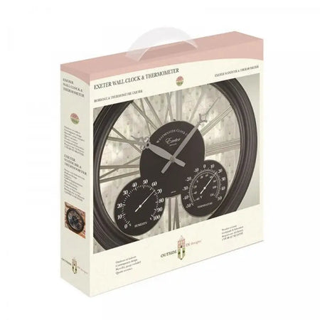 Smart Garden Altuna Exeter Black 15 Wall Clock - Wall Clock
