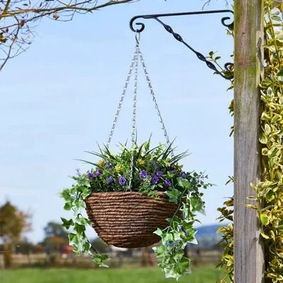 Smart Garden Artificail Lilac Flower Easy Hanging Basket -