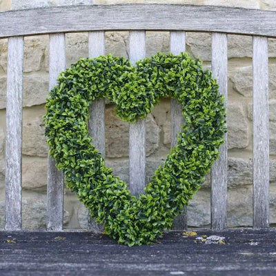 Smart Garden Artificail Topiary Heart Wreath - 41 X 38 cm -