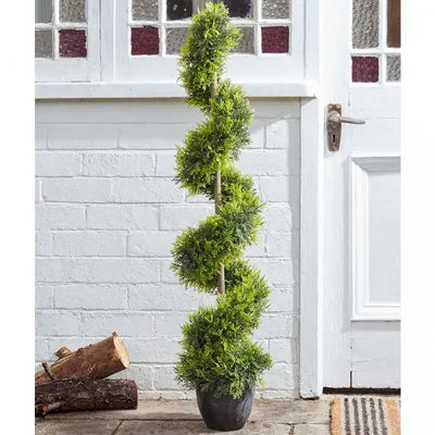 Smart Garden Artificial Cypress Topiary Twirl Tree 120cm