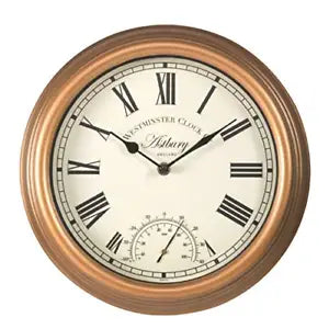 Smart Garden Astbury Wall Clock & Thermometer - 12 Inch