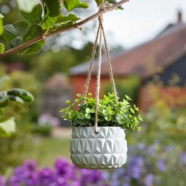 Smart Garden Ceramic Artificail Flower Decopot