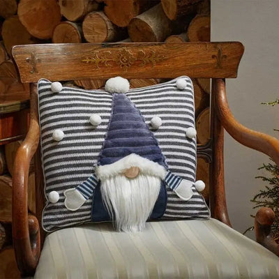 Smart Garden Christmas Gonk Bobble Cushion - Navy