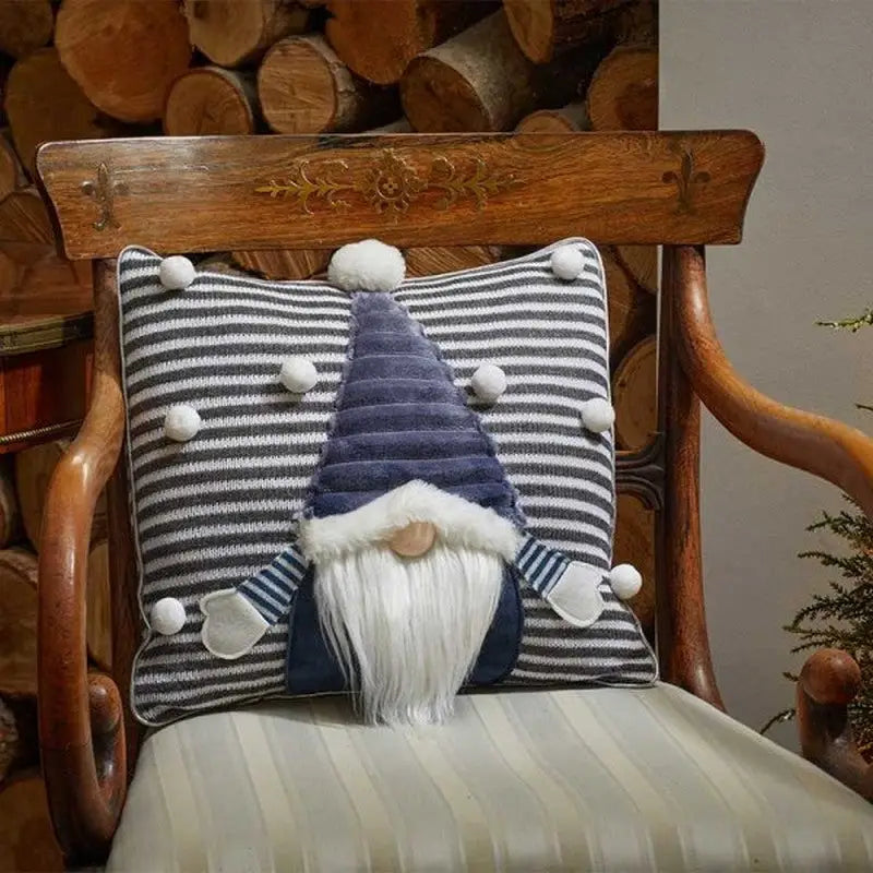 Smart Garden Christmas Gonk Bobble Cushion - Navy