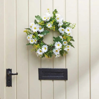 Smart Garden Daisy Whirl Artificial Garden Door Wreath -