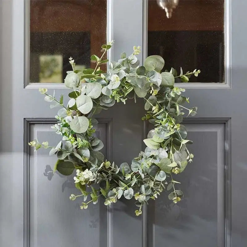 Smart Garden Eucalyptus Whirl Artificial Garden Door Wreath