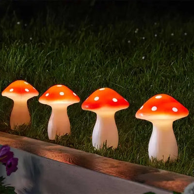 Smart Garden Fairy Mushroom Set Of 4 Stake Lights