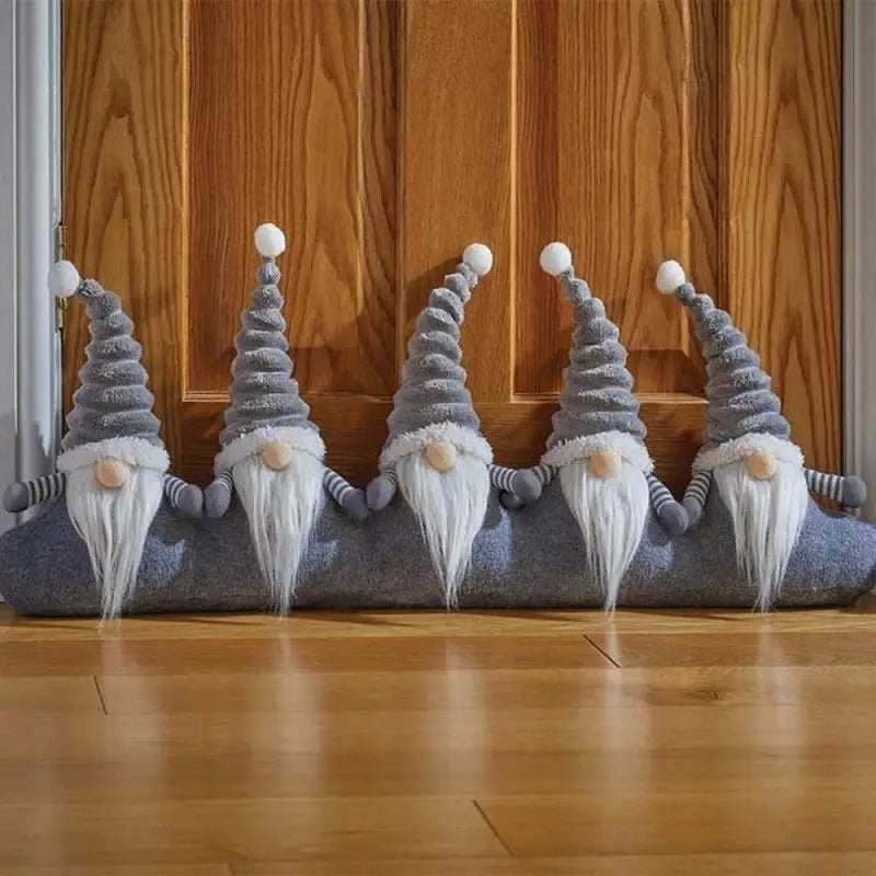 Smart Garden Gonks Christmas Draught Excluder - Red & Grey