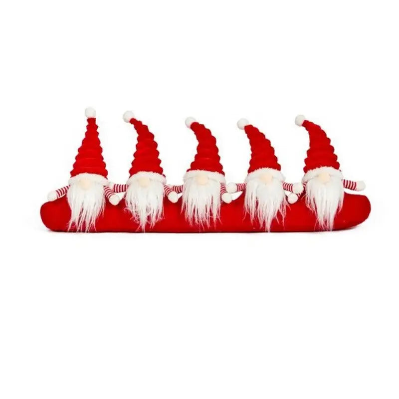 Smart Garden Gonks Christmas Draught Excluder - Red & Grey