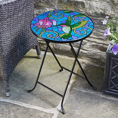 Smart Garden Hummingbird Glass Table - Outdoor Living