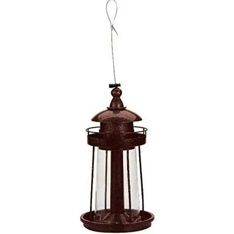Smart Garden Lighthouse Bird Seed Feeder - Copper - Garden &