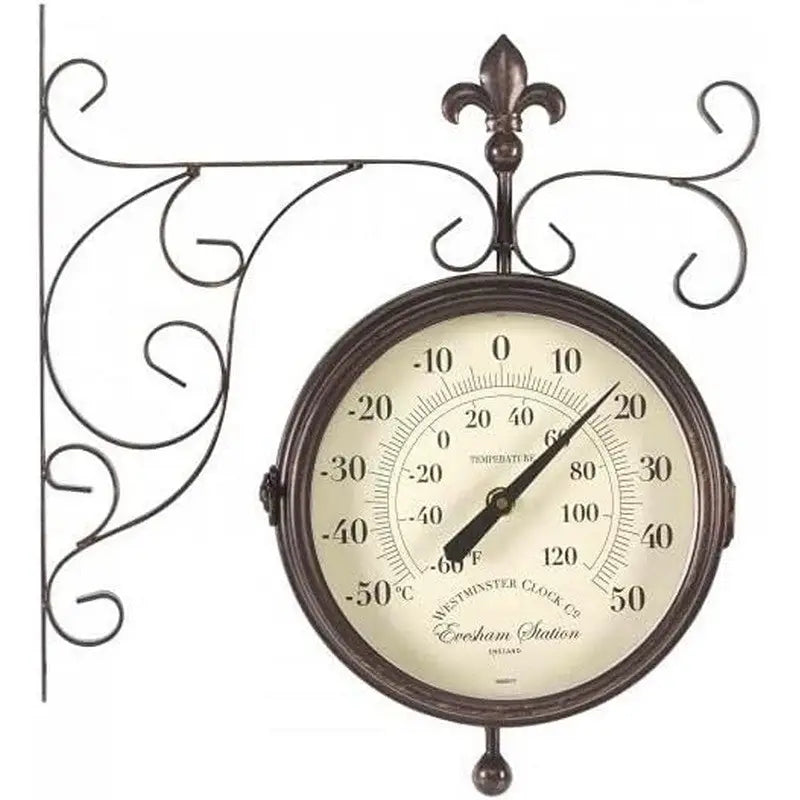 Smart Garden Marylebone Station Wall Clock And Thermometer