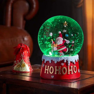 Smart Garden Musical Santa SnowSpheres Christmas Decoration