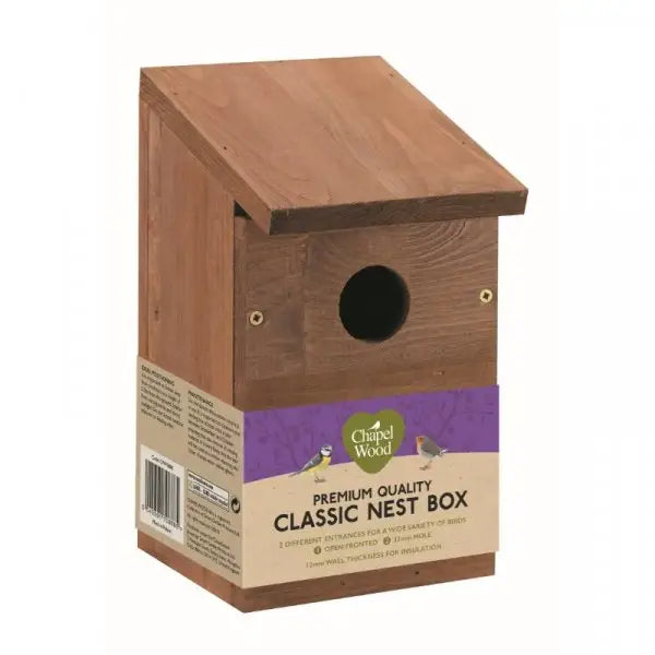 Smart Garden Nest Bird Box Classic - 21 X 13 X 11.5cm