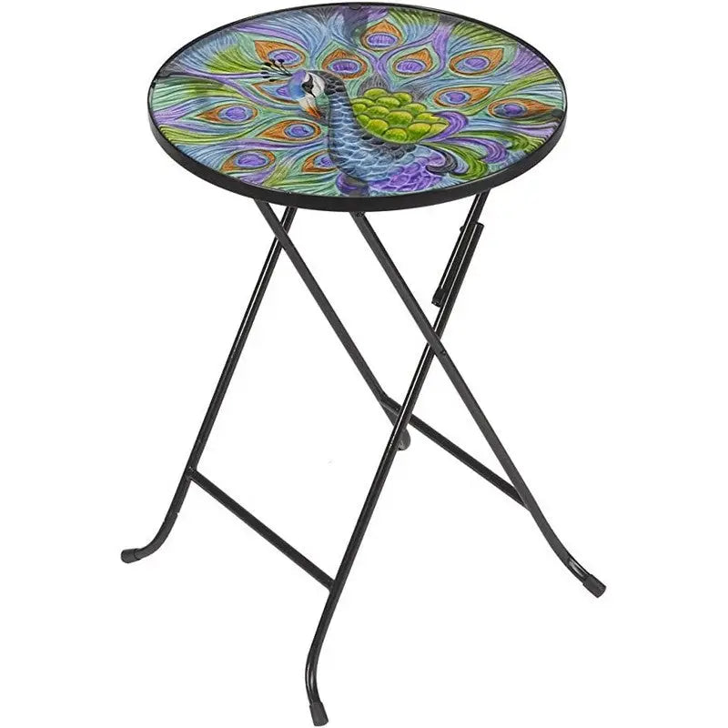 Smart Garden Peacock Glass Table