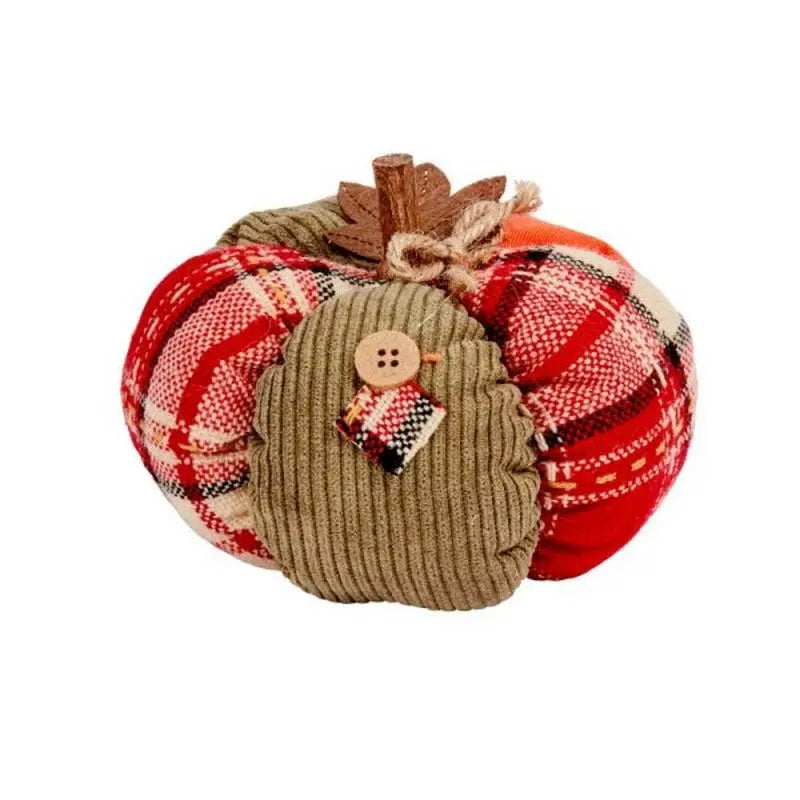 Smart Garden Plush Patch Pumpkin Decorative Indoor Ornament-