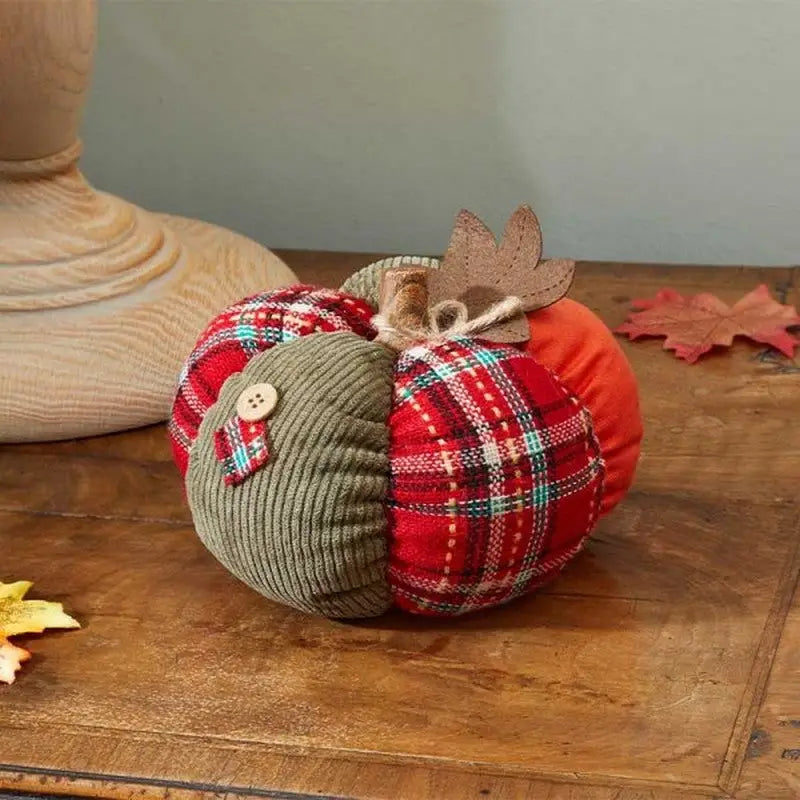 Smart Garden Plush Patch Pumpkin Decorative Indoor Ornament-